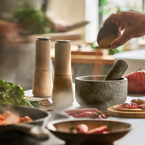 Cooler Kitchen EZ-Grip Ceramic and Silicone Mortar and Pestle Set