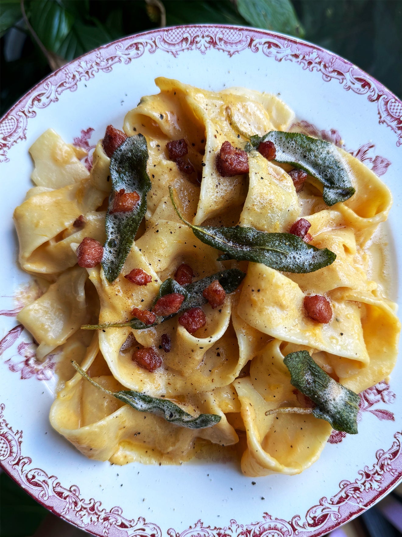 Butternut Squash Pappardelle With Pancetta And Sage Recipe Joseph Joseph