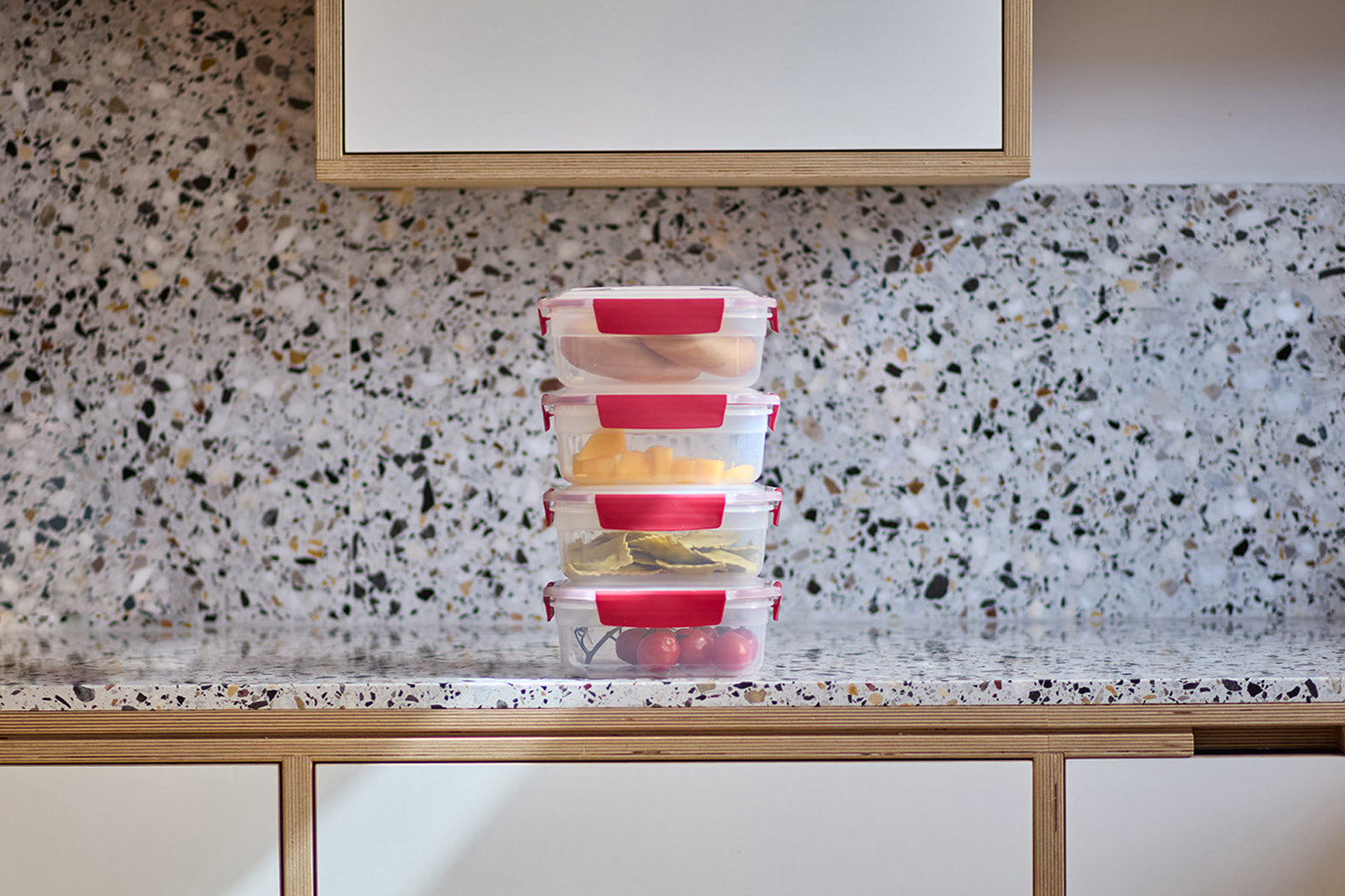 Nest™ Lock 8-Piece Red 1.1L Food Container Set