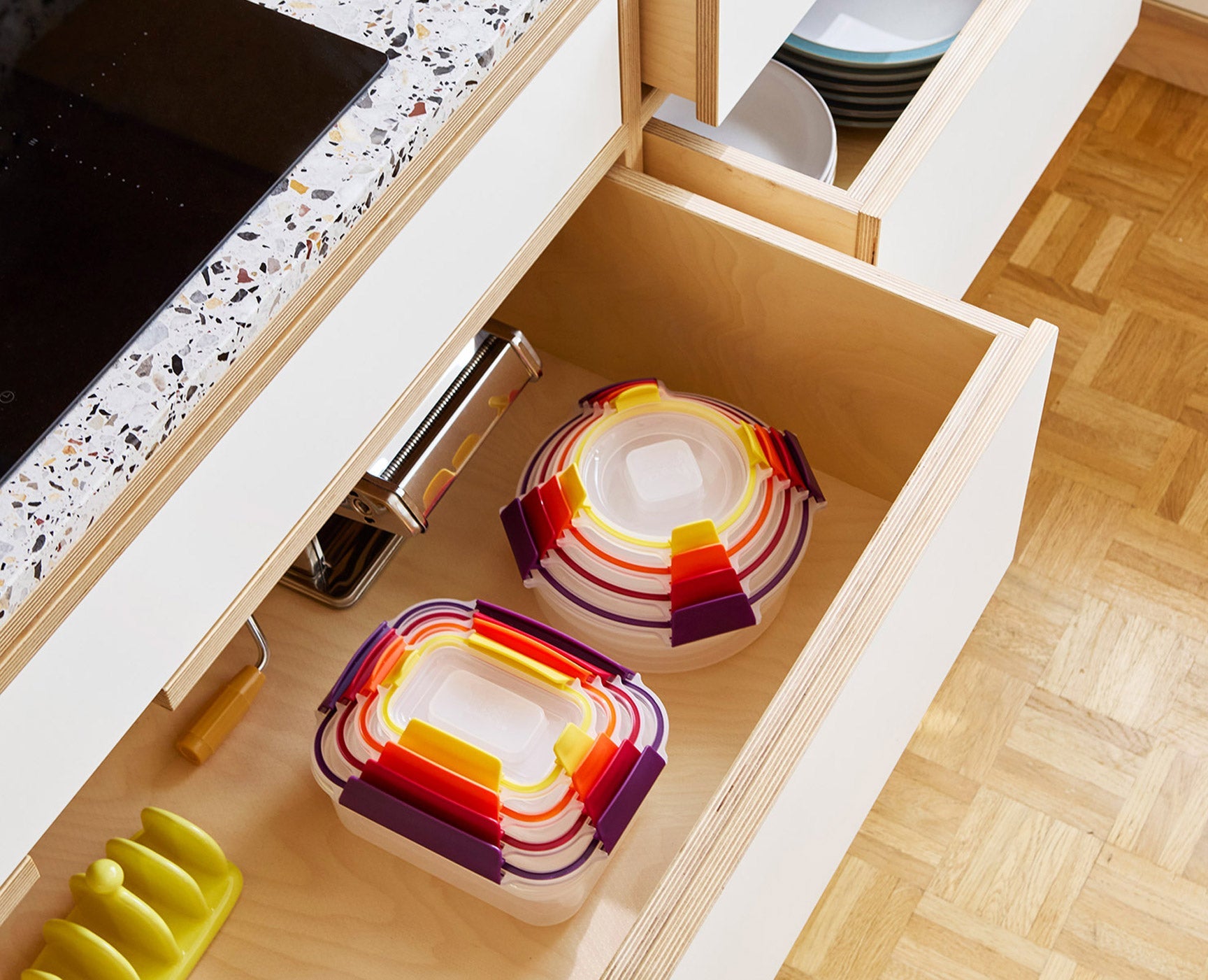 Nest™ Lock 16-Piece Multicolor Mixed Food Container Set