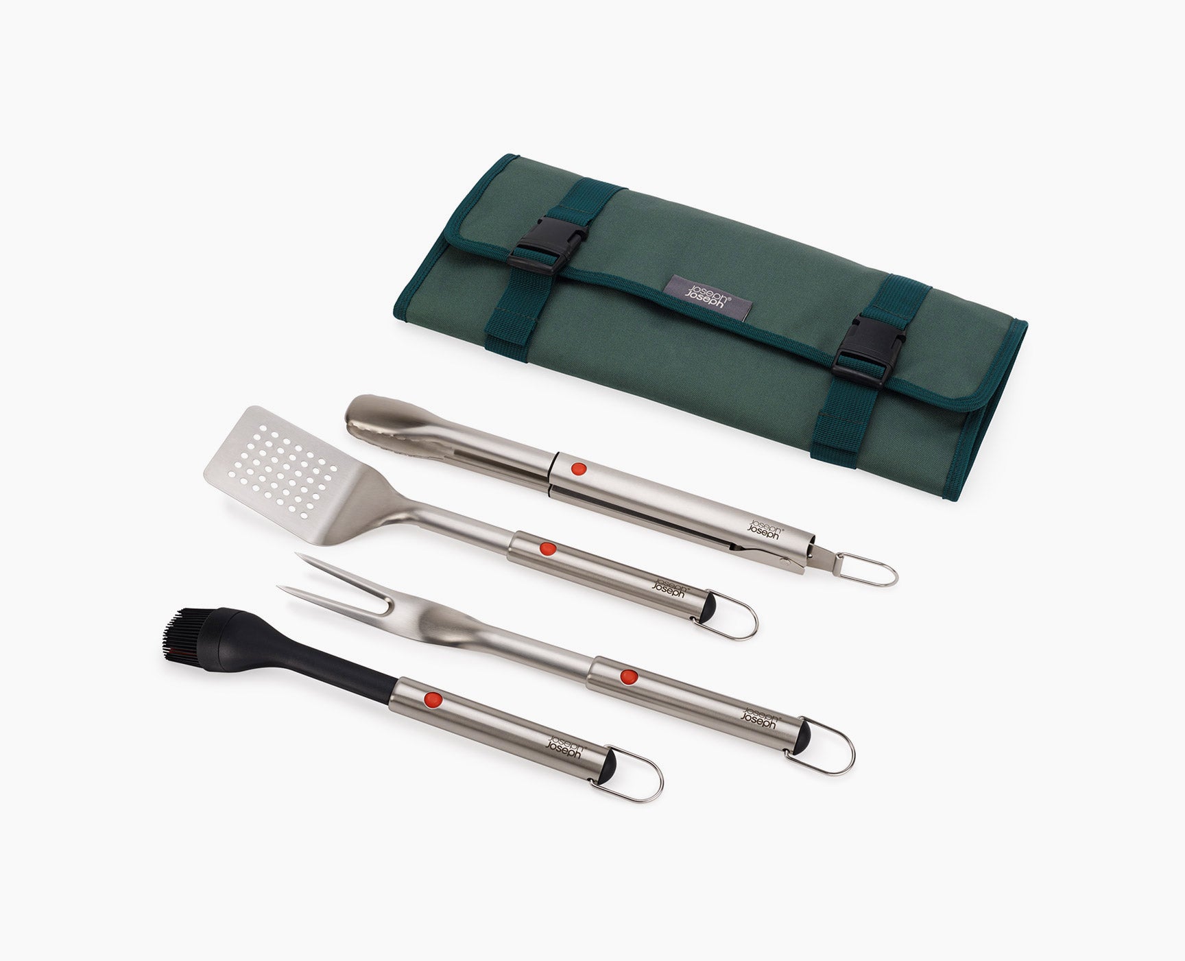 ⭐未使用品⭐BRA ORO-INOX 4点セット Retractable BBQ Tool Set & Case GrillOut™ | Joseph Joseph US