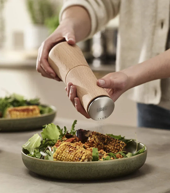 Milltop™ Wood 2-piece Salt & Pepper Mill Set - Image 2