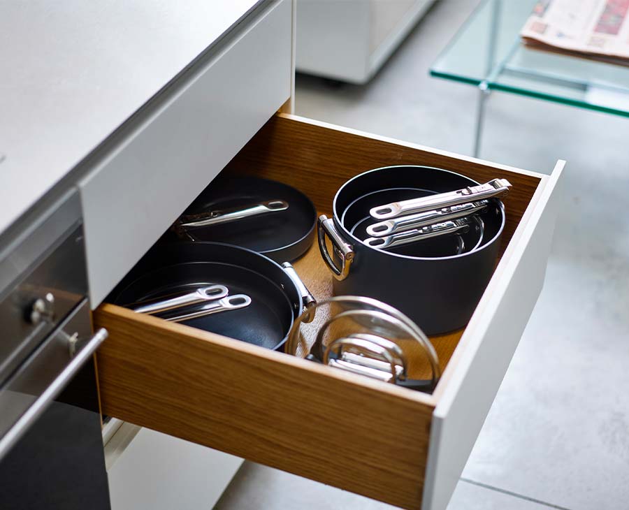 Space™ 19cm Non-stick Blue Saucepan & Lid - 45038 - Image 2