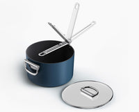 Space™ 23cm Non-stick Blue Saucepan & Lid - 45039 - Image 1