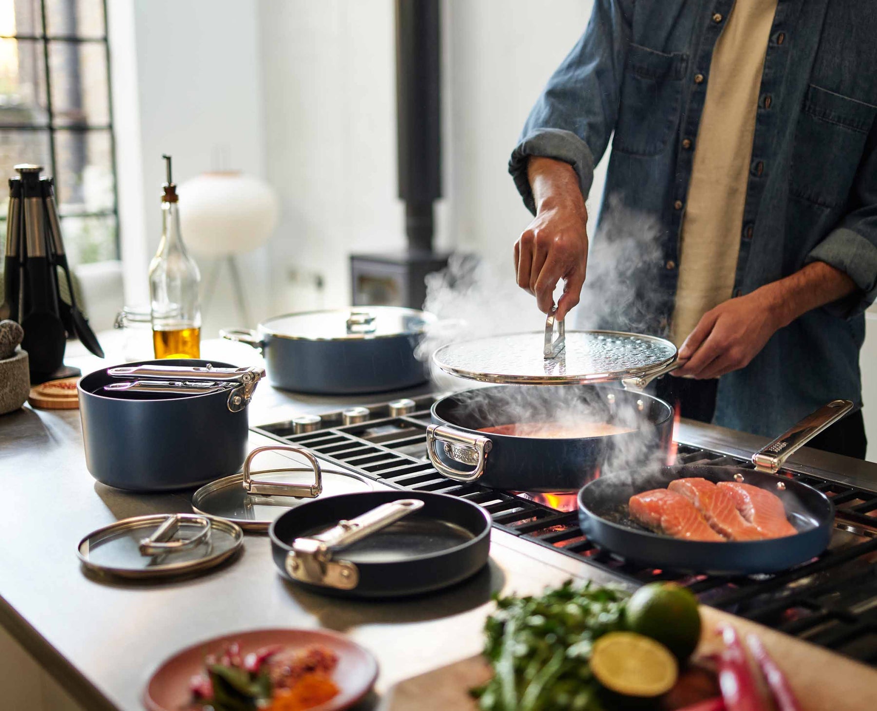 Space™ Non-stick 10-piece Cookware Set - 45050 - Image 4