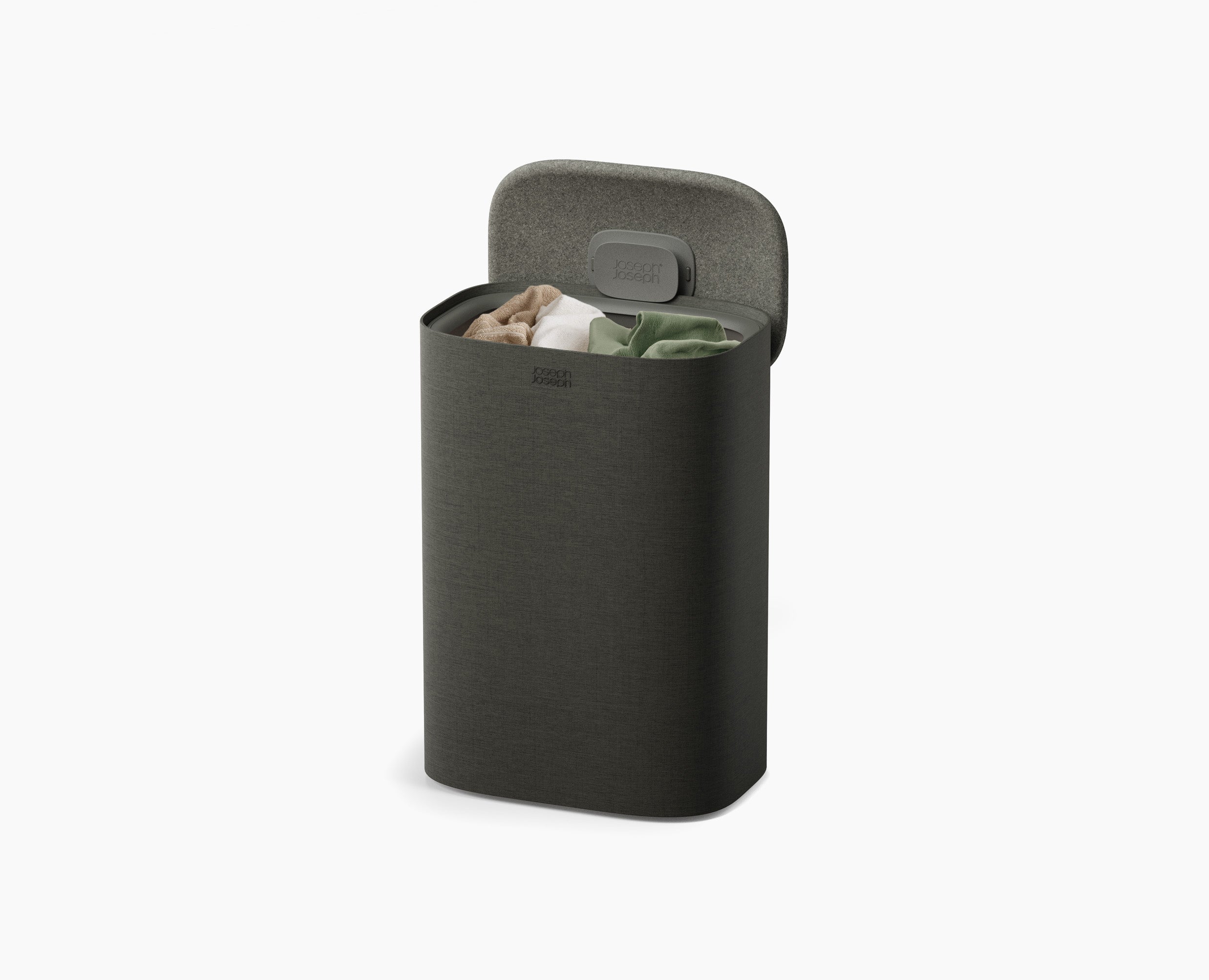 60L Dark Grey Laundry Hamper with Lid | Joseph Joseph US