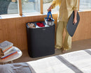 2-piece Black Tota Trio 90L & Hold-All Laundry Basket Set