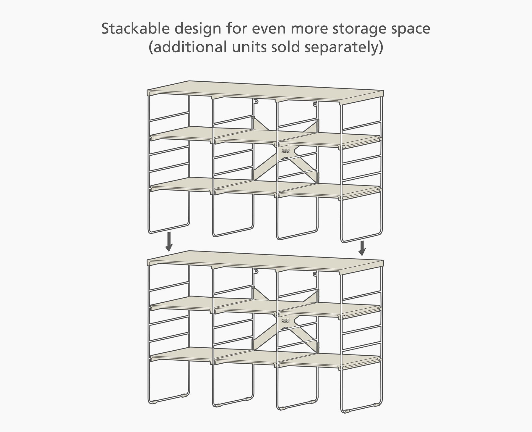 Level™ Plus Large Adjustable Shoe Rack - 55009 - Image 7