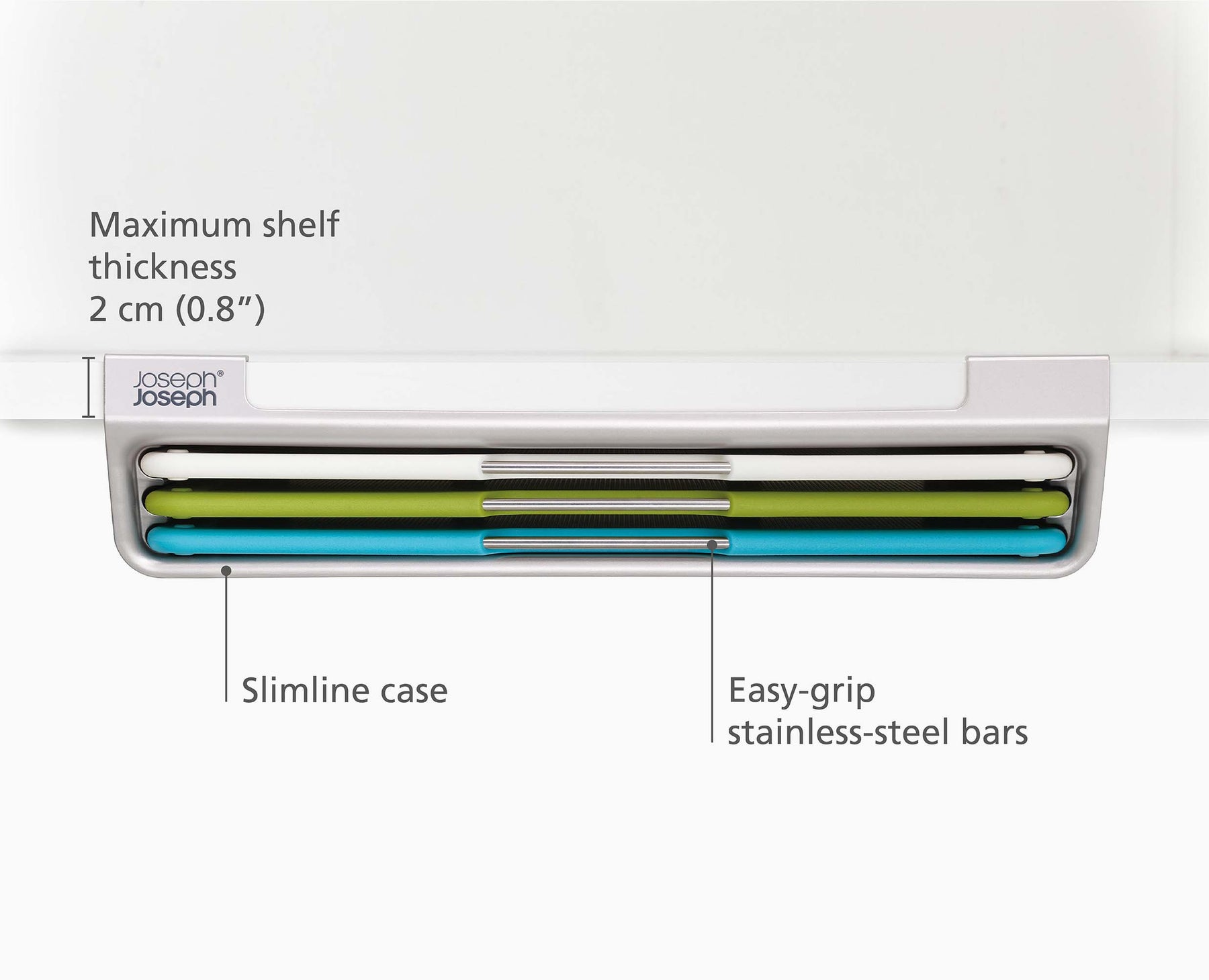 Folio™ Slim 3-piece Under-shelf Chopping Board Set - 60199 - INFO