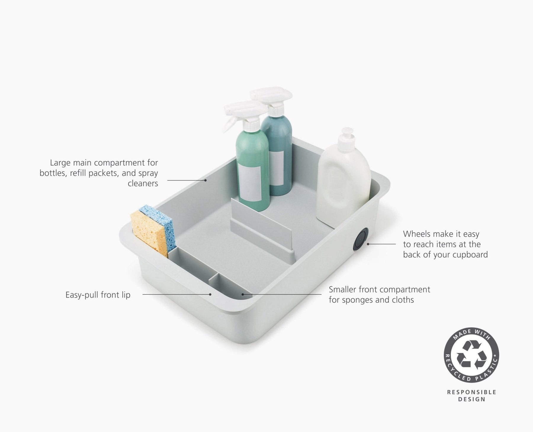 CupboardStore™ Large Easy-Access Storage Caddy