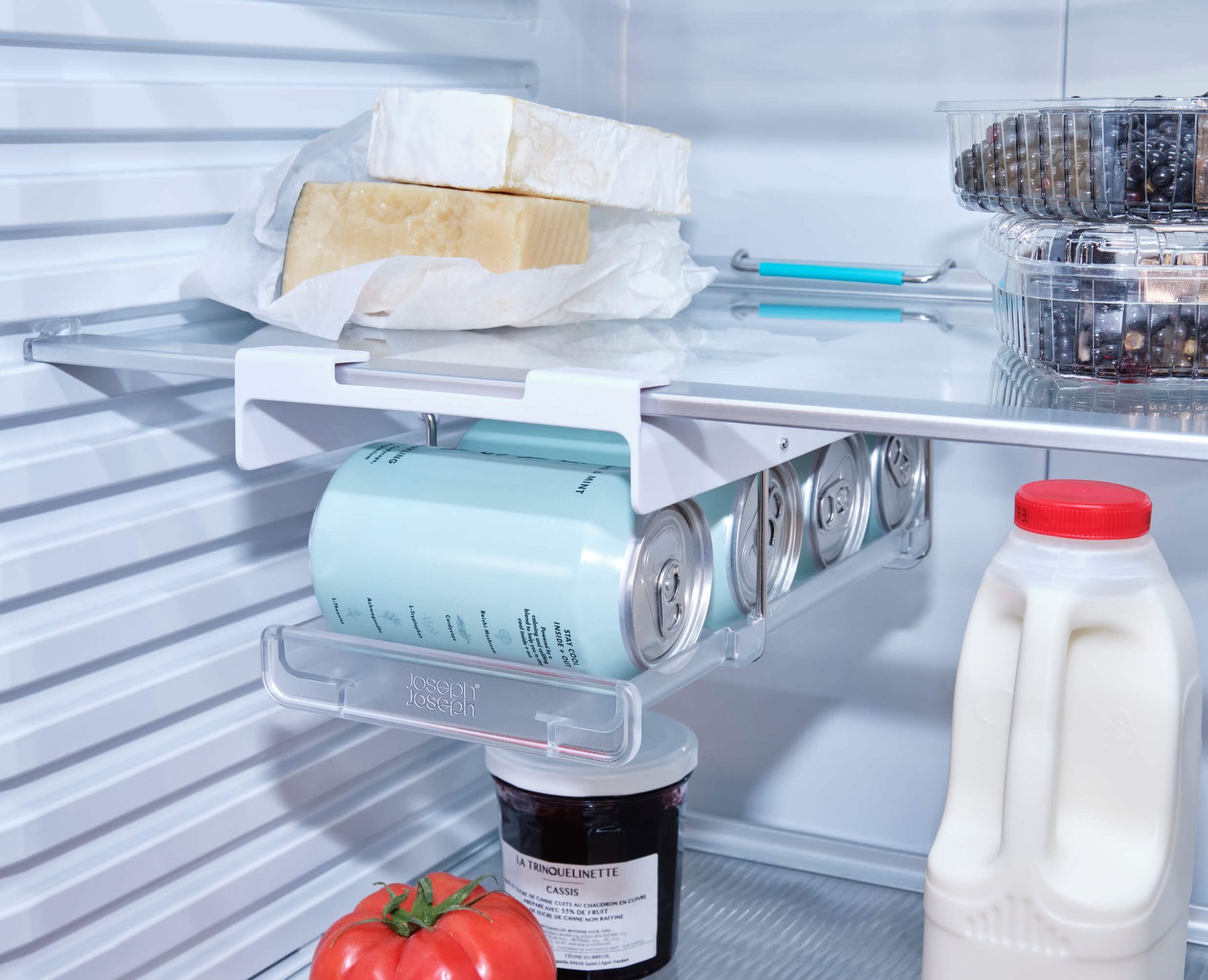 FridgeStore™ Under-Shelf Pack of 2 Collapsible Can Dispensers
