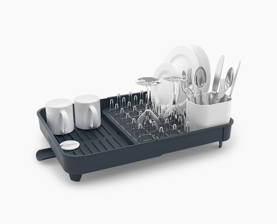 Extend™ Gray Expandable Dish Drainer