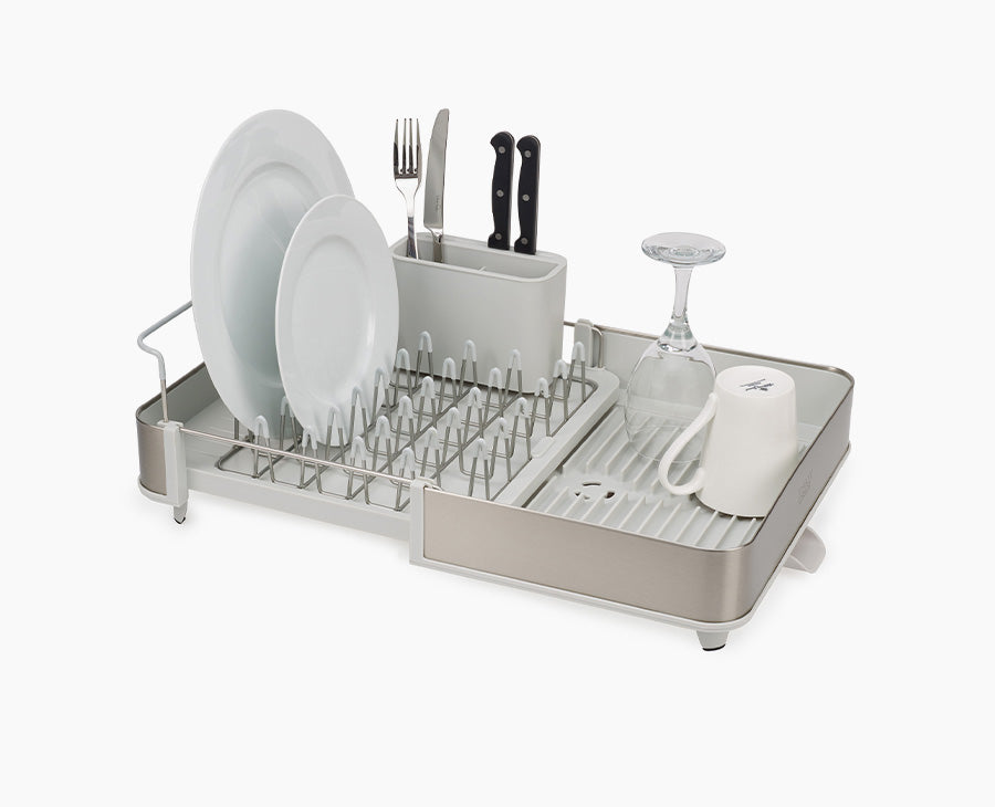 Extend™ Steel Expandable Stone Dish Rack - Main Image