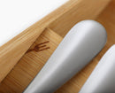 2-piece DrawerStore™ Bamboo Large Cutlery & Knife Organiser Set
