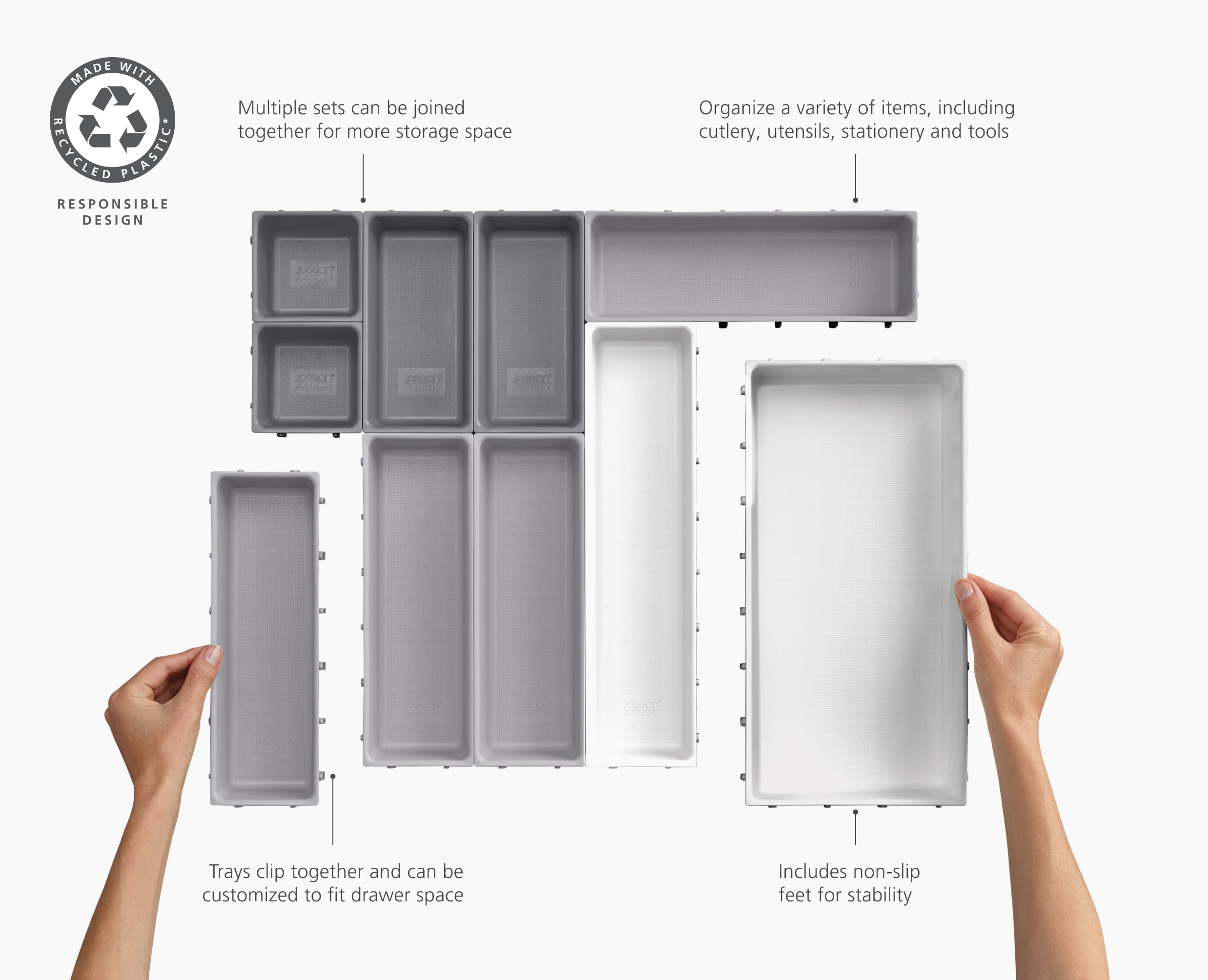 Blox™ 10-Piece Drawer Organiser Set