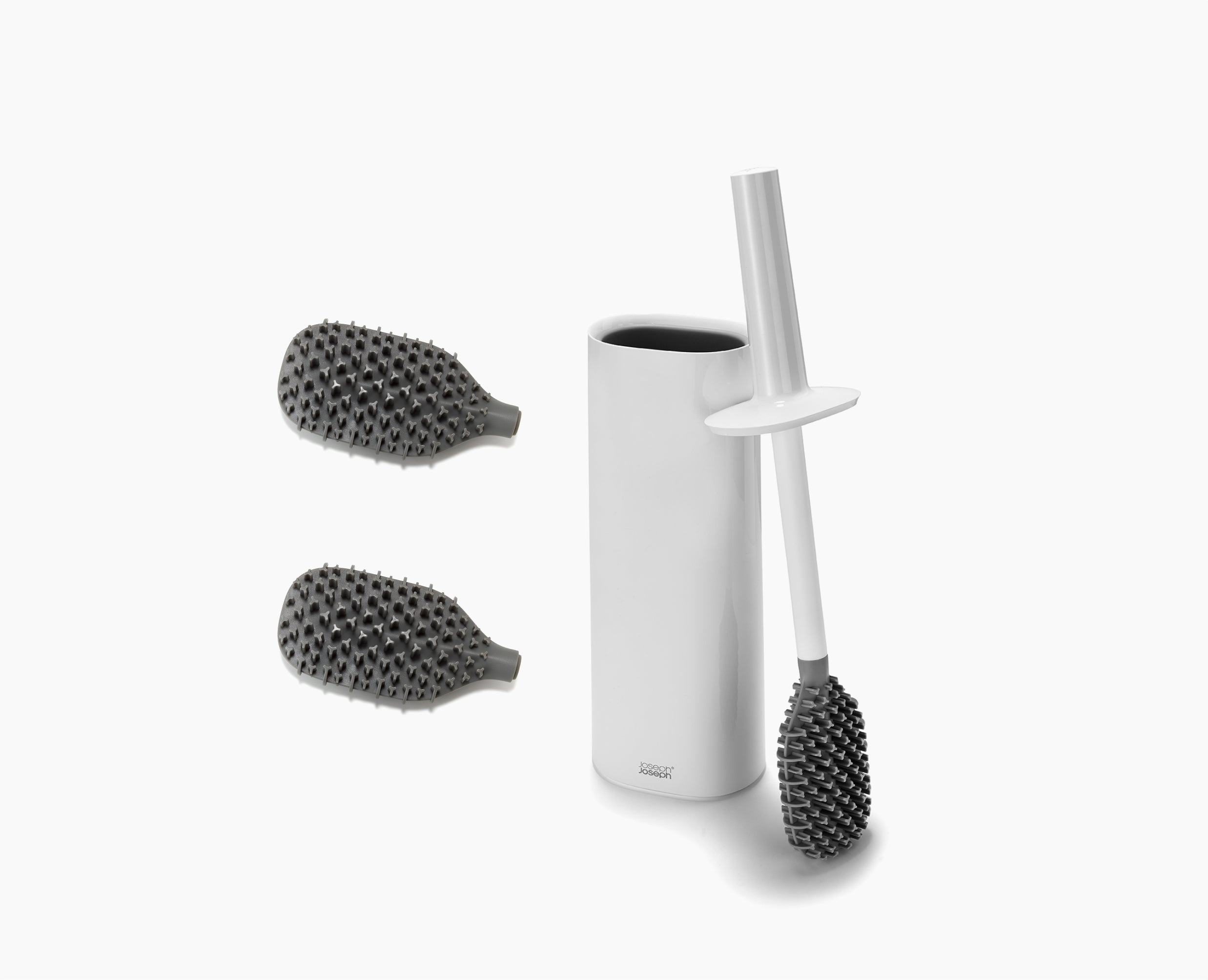 kumico バーニングセル2本 プラドゥーブル Flex™ TriBlade White Toilet Brush Set | Joseph Joseph US
