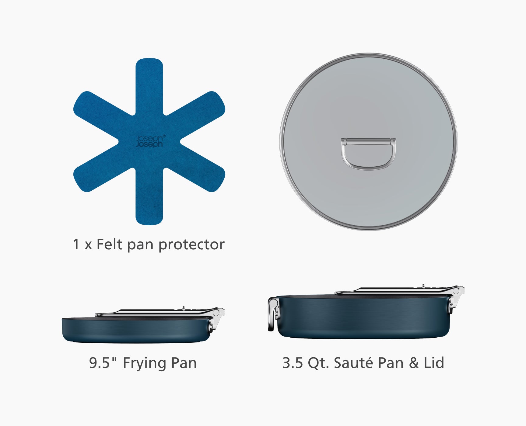 Space™ Non-stick 2-piece Frying Pan Set - 45051 - Image 6