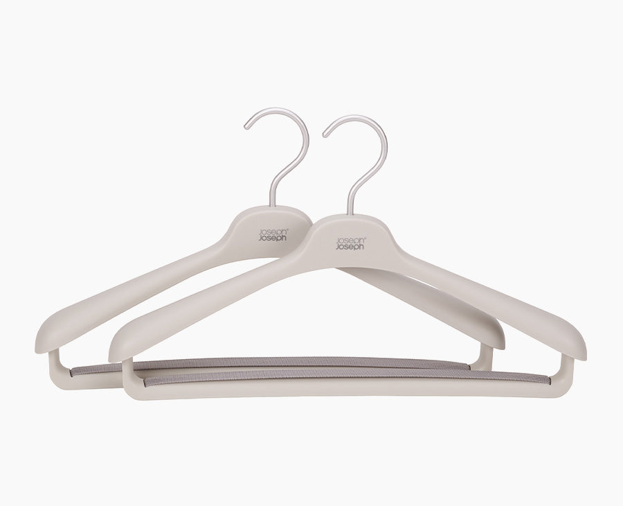 Orderly™ Set of 2 Ecru Suit & Coat Hangers - 55017 - Image 1