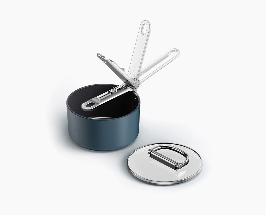 Space Small Saucepan with Lid (1.4 Qt.) | Joseph Joseph US