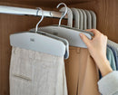 Orderly™ Easy-grip Set of 2 Ecru Skirt & Trouser Hangers - 55019 - Image 2
