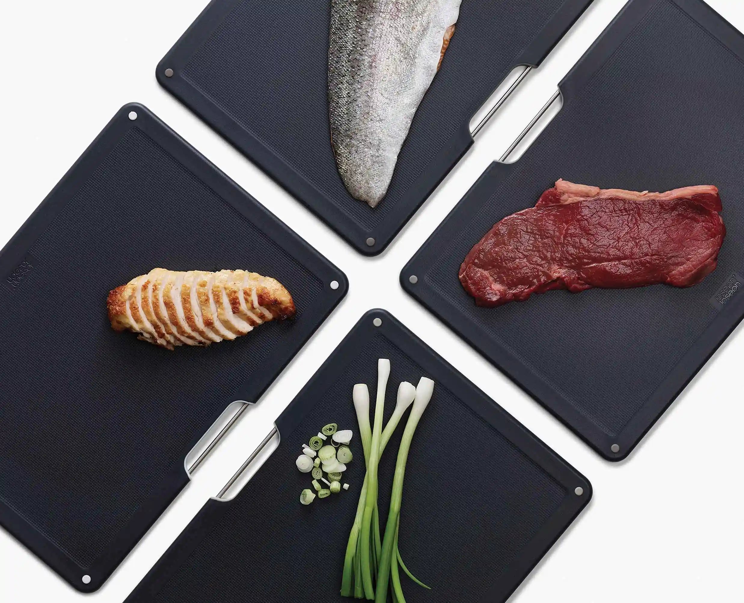 Folio™ Steel 4-piece Chopping Board Set - 60172 - Image 7