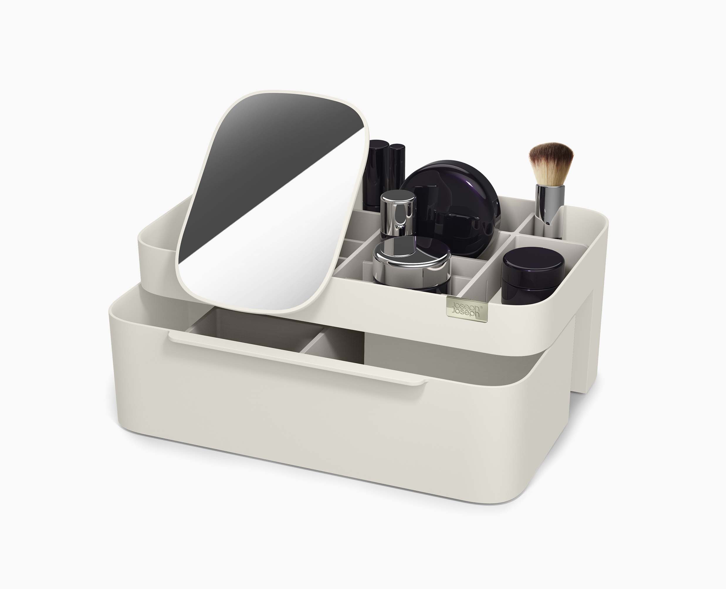 Viva Large Cosmetic Organizer with Mirror