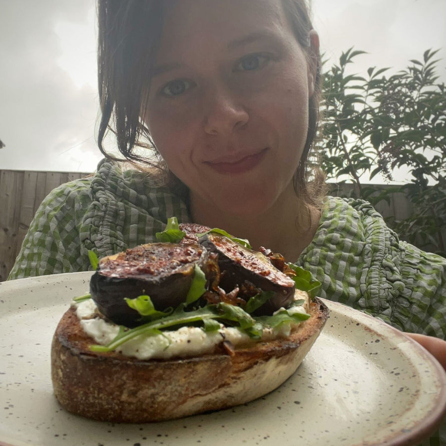 Caramelized Fig &amp; Goat’s Cheese Toast