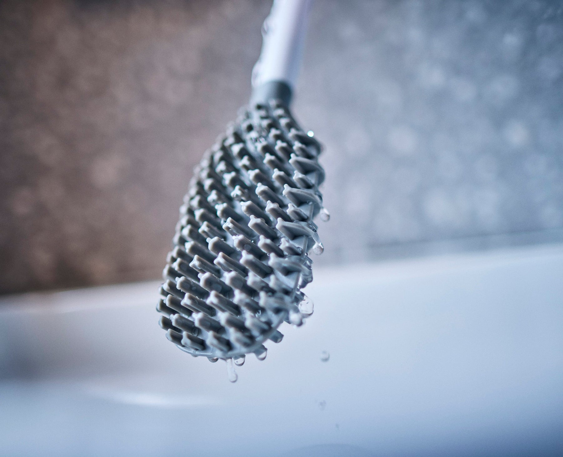 Flex™ TriBlade Lite White Toilet Brush