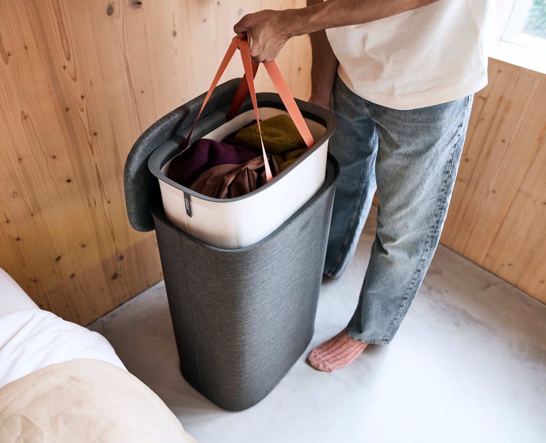 Tota 2 One 60L Forest Gray Laundry Basket
