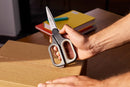 PlusCut™ Gray Scissors with Integrated Box Cutter