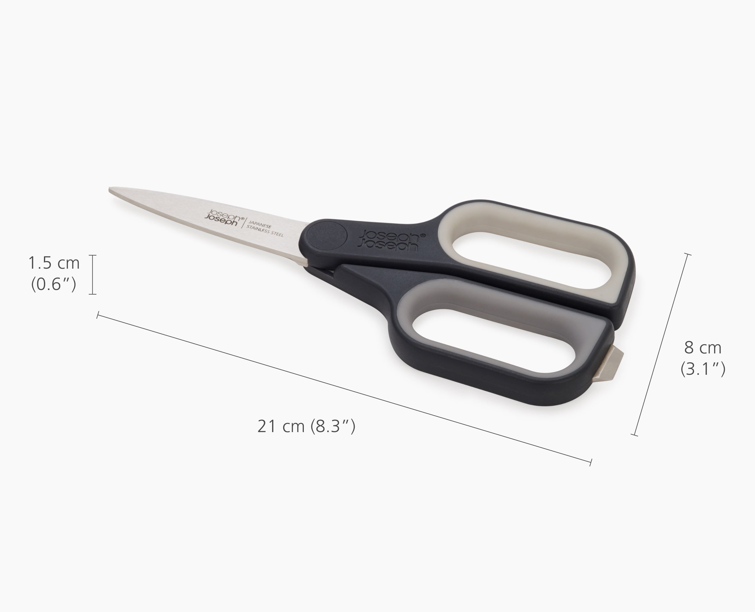 CutPlus Grey Scissors with Integrated Box Cutter