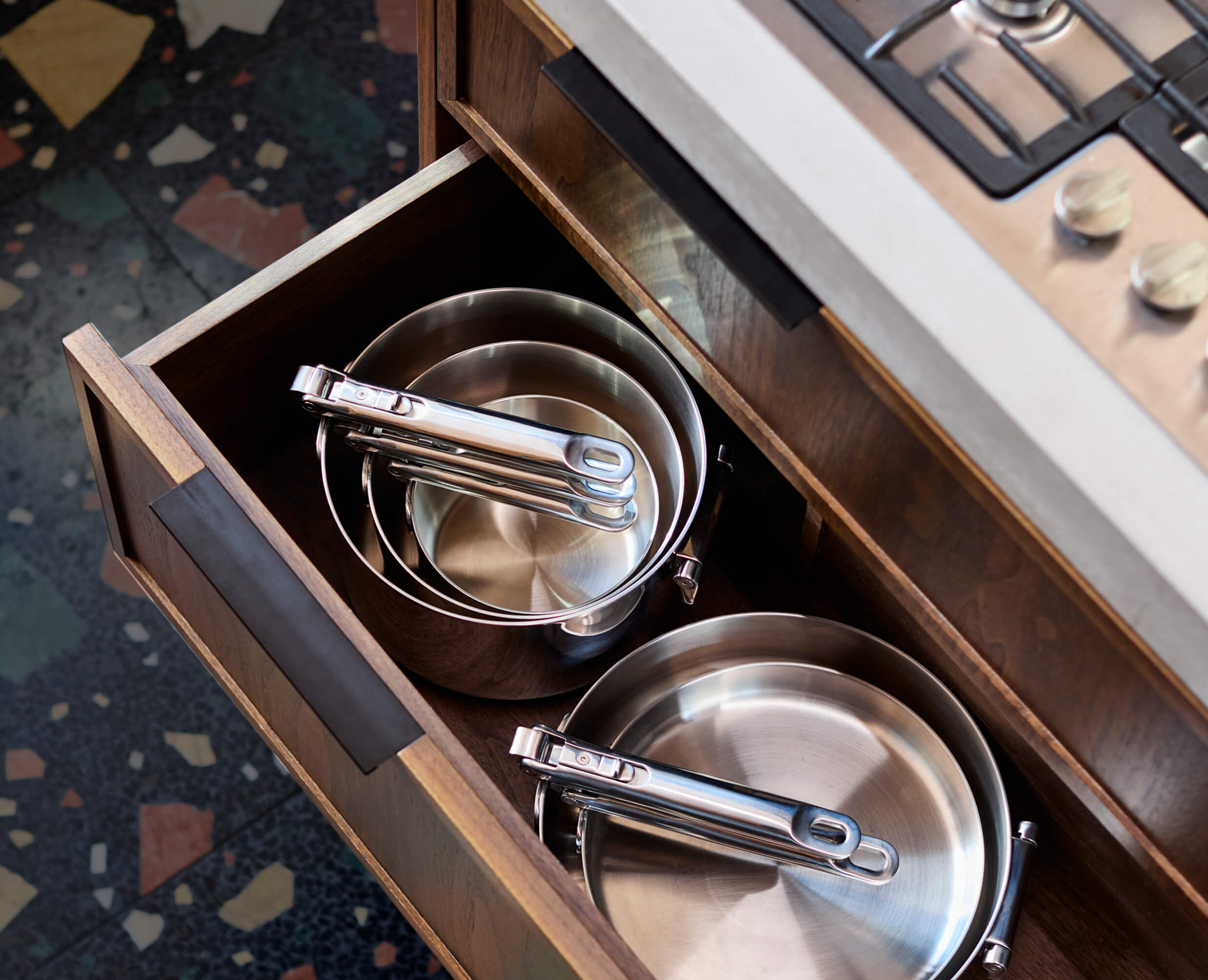 Stainless Steel Sauté Pan with Lid (3.5 Qt.) | Joseph Joseph US