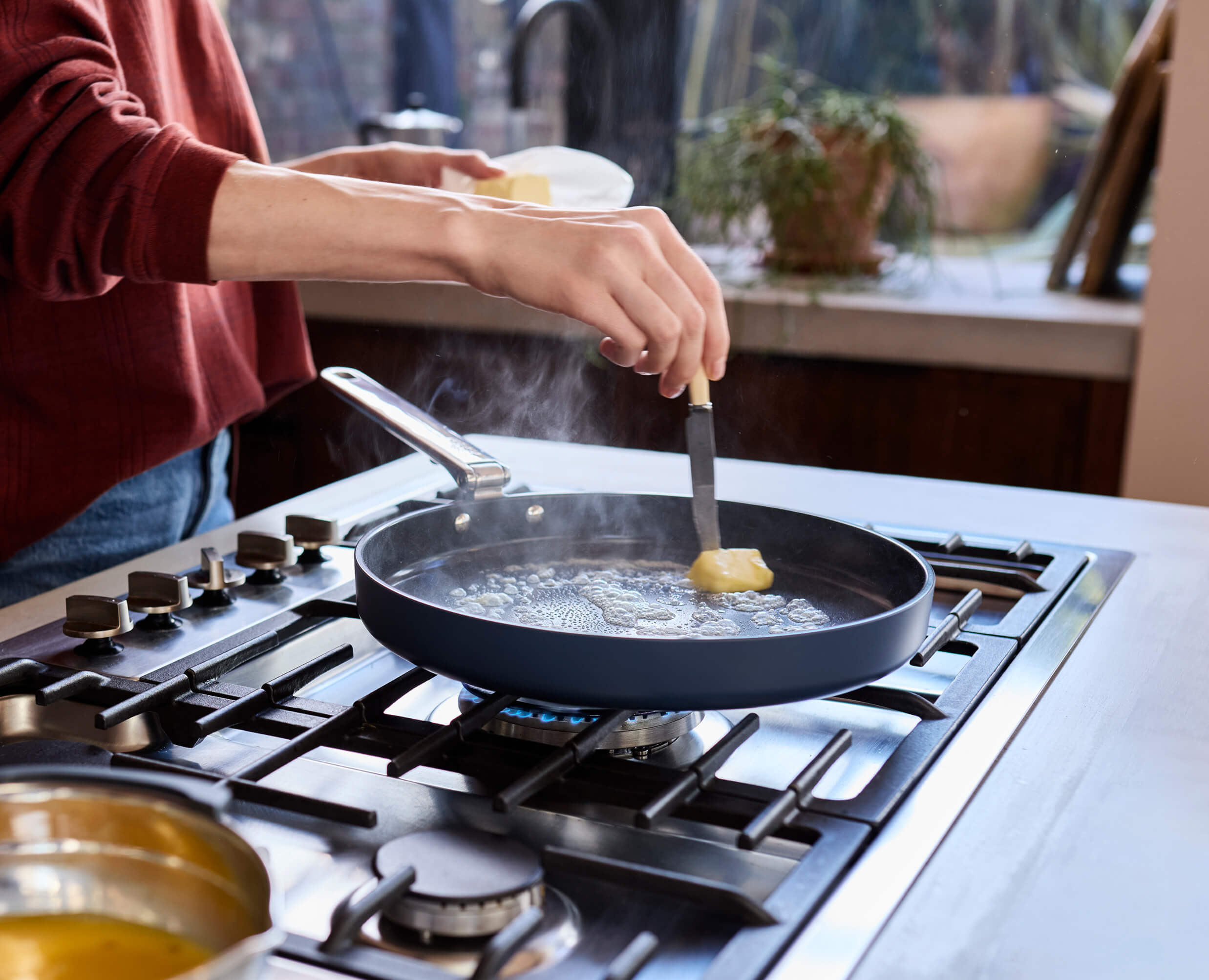 Joseph Joseph Space Ceramic Non-stick Shallow Fry Pan - Thumbnail 5