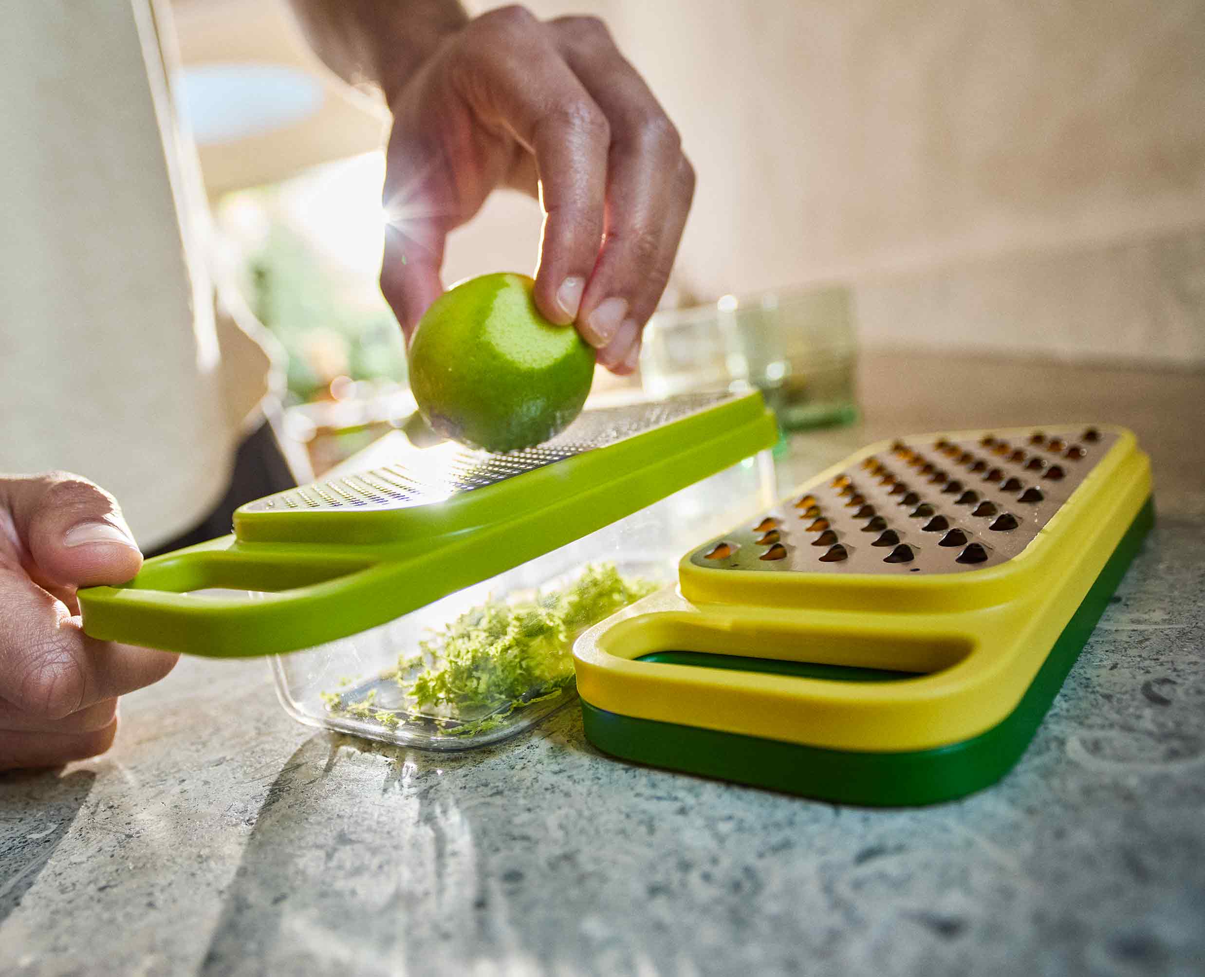 3-piece Grater Set with Container | Joseph Joseph US