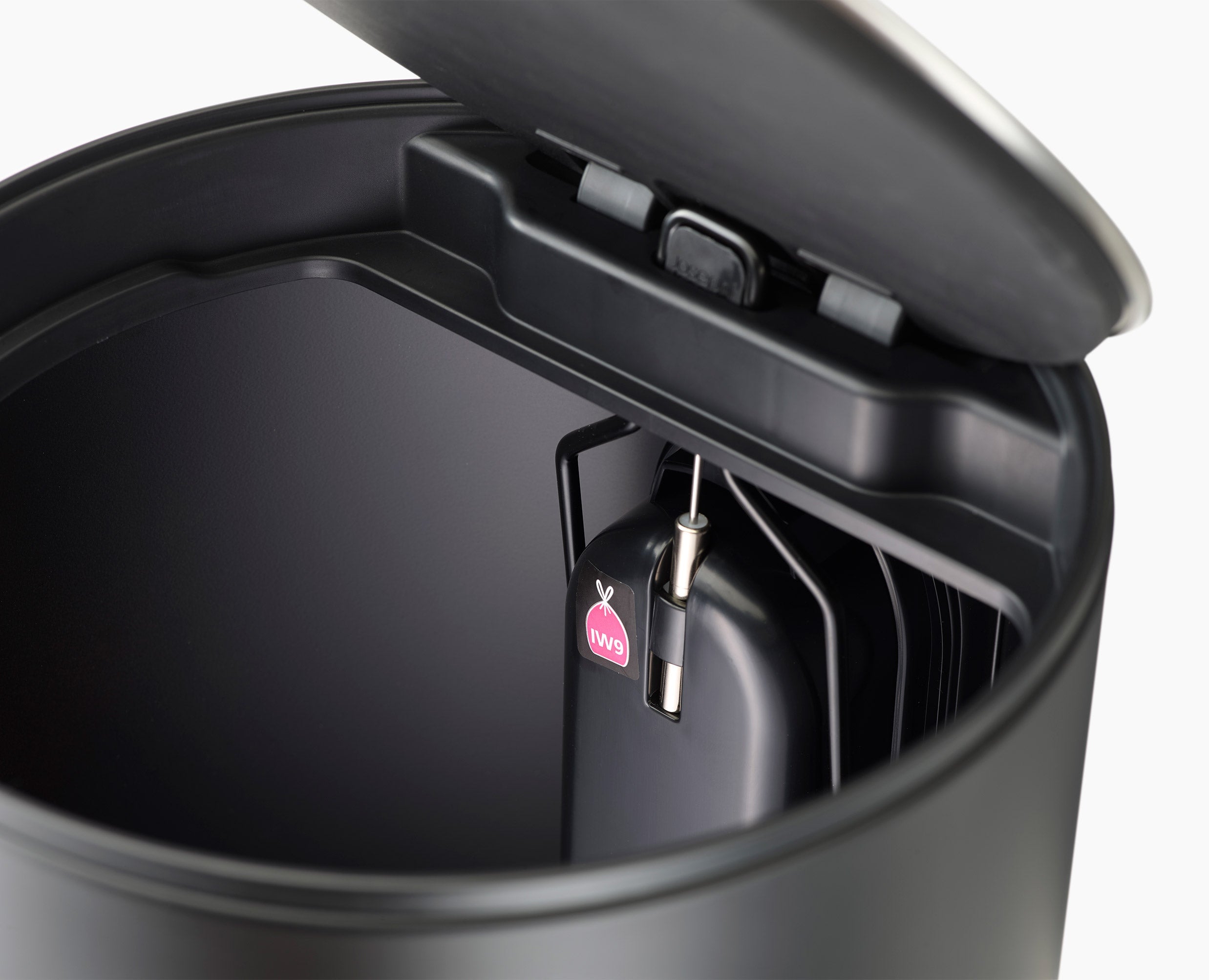 10L Black Step Trash Can Set & Bin Liners | Joseph Joseph US