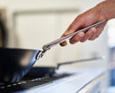 Space Folding Handle Ceramic Non-stick 32cm Blue Wok &amp; Lid
