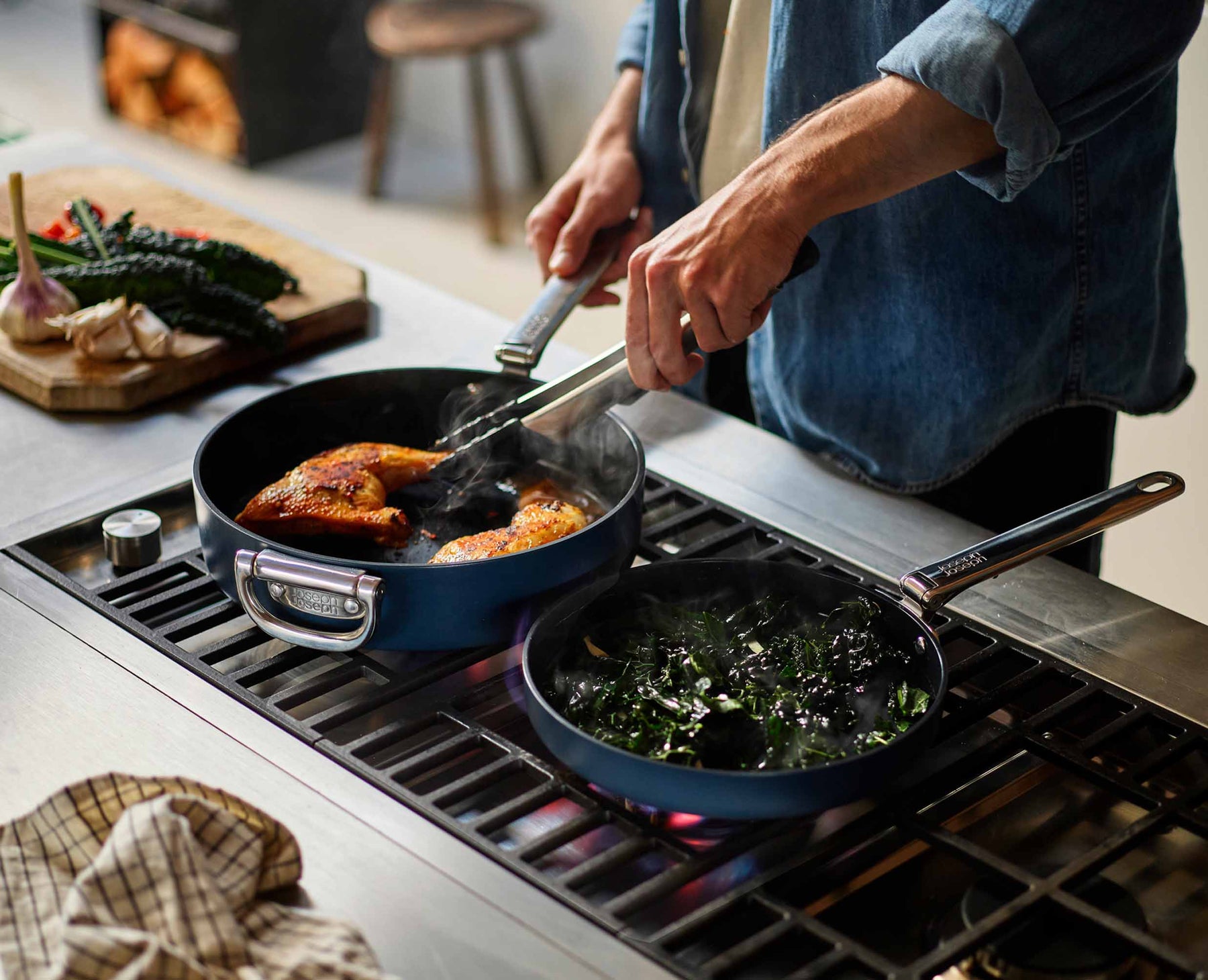 Space Frying Pan &amp; Utensil Set - BU00033 - Image 2