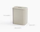 Tota Luxe 90L Ecru Laundry Separation Basket