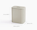 Tota Trio Luxe 90L Ecru Laundry Separation Basket