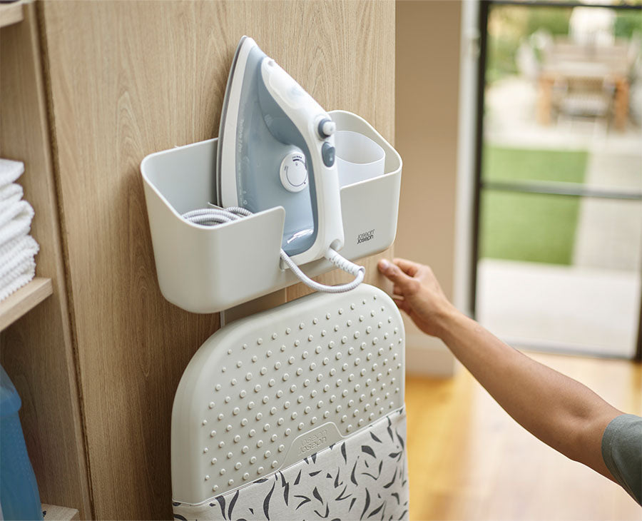 a.depeche / アデペシュ iron hanging stand Wall-mounted Iron Holder & Storage Caddy | Joseph Joseph US