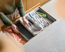 DrawerStore™ Expanding Tiered Cutlery, Utensil &amp; Gadget Organizer