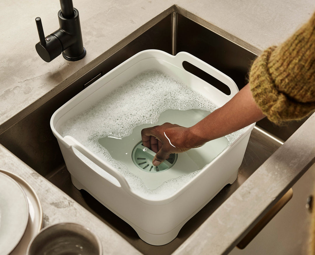3 piece Stone Green Dishwashing Set Joseph Joseph US 3-piece-stone-green-dishwashing-set-joseph-joseph-us