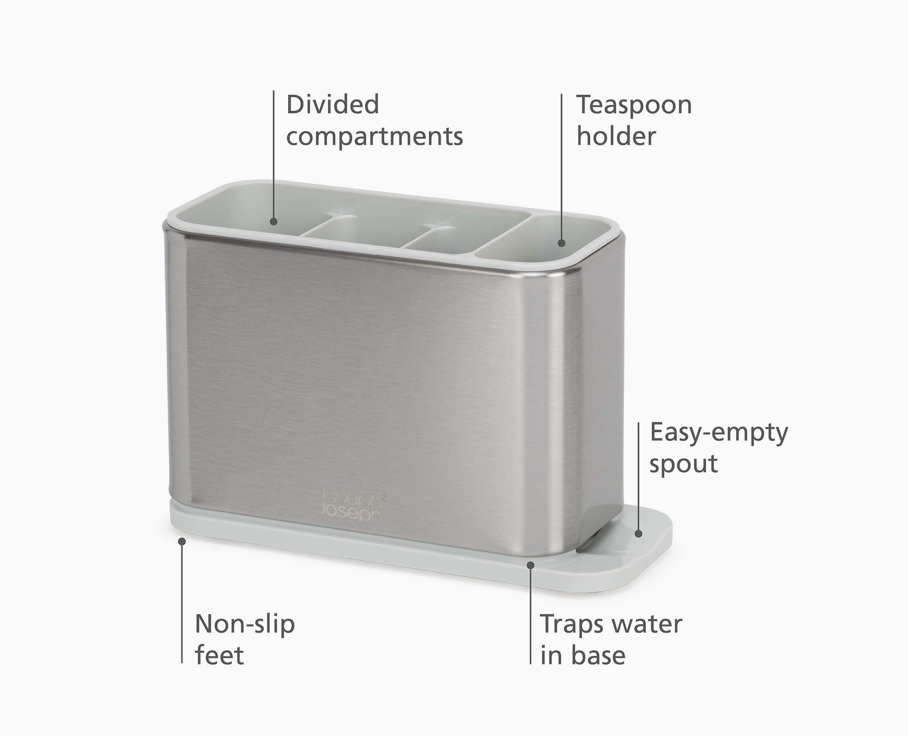 Surface™ Stainless-steel Cutlery Drainer - 851694 - INFO