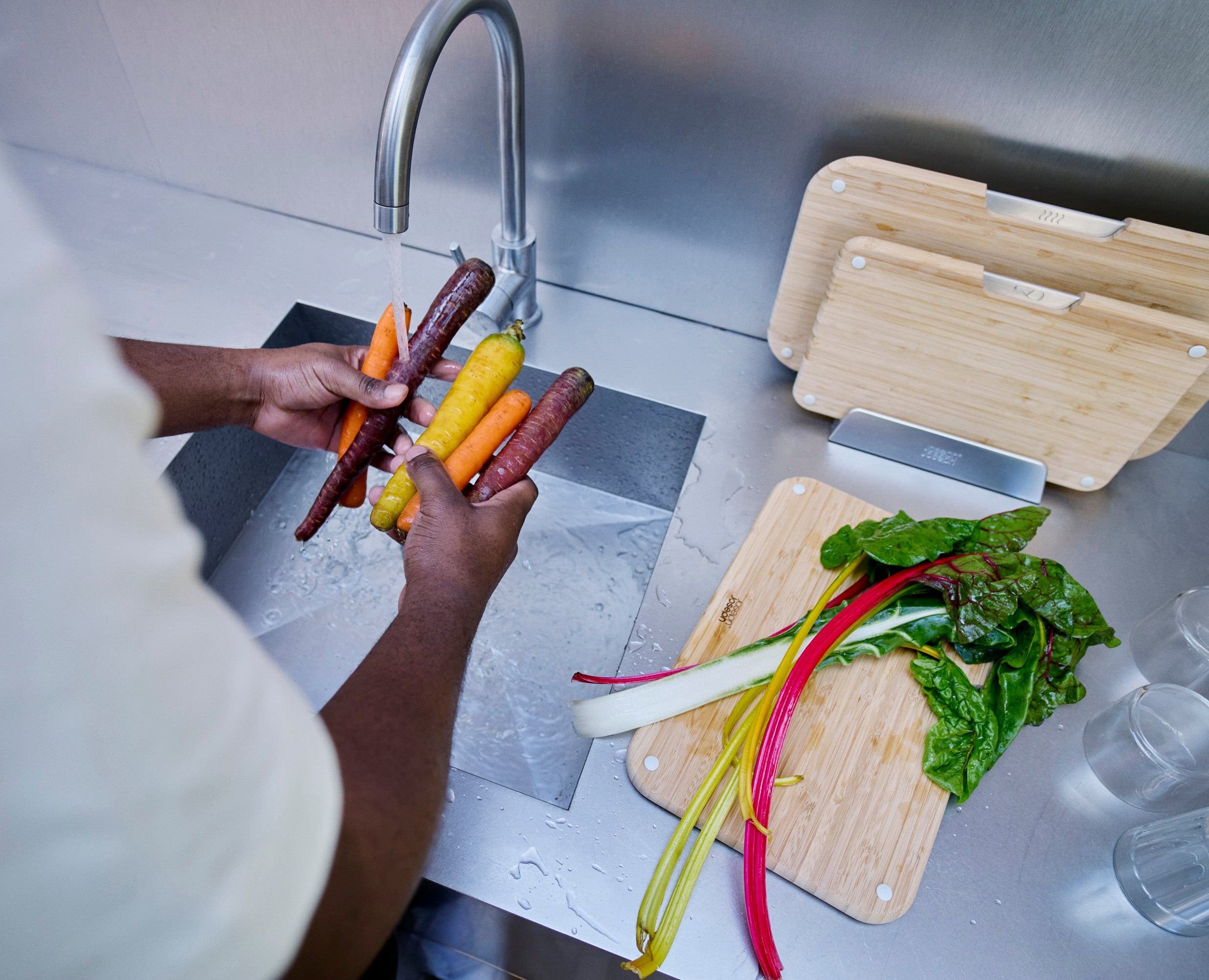Nest™ 3-Piece Bamboo Cutting Board Set | Joseph Joseph US