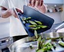 Chop2Pot™ Plus Black Folding Chopping Board