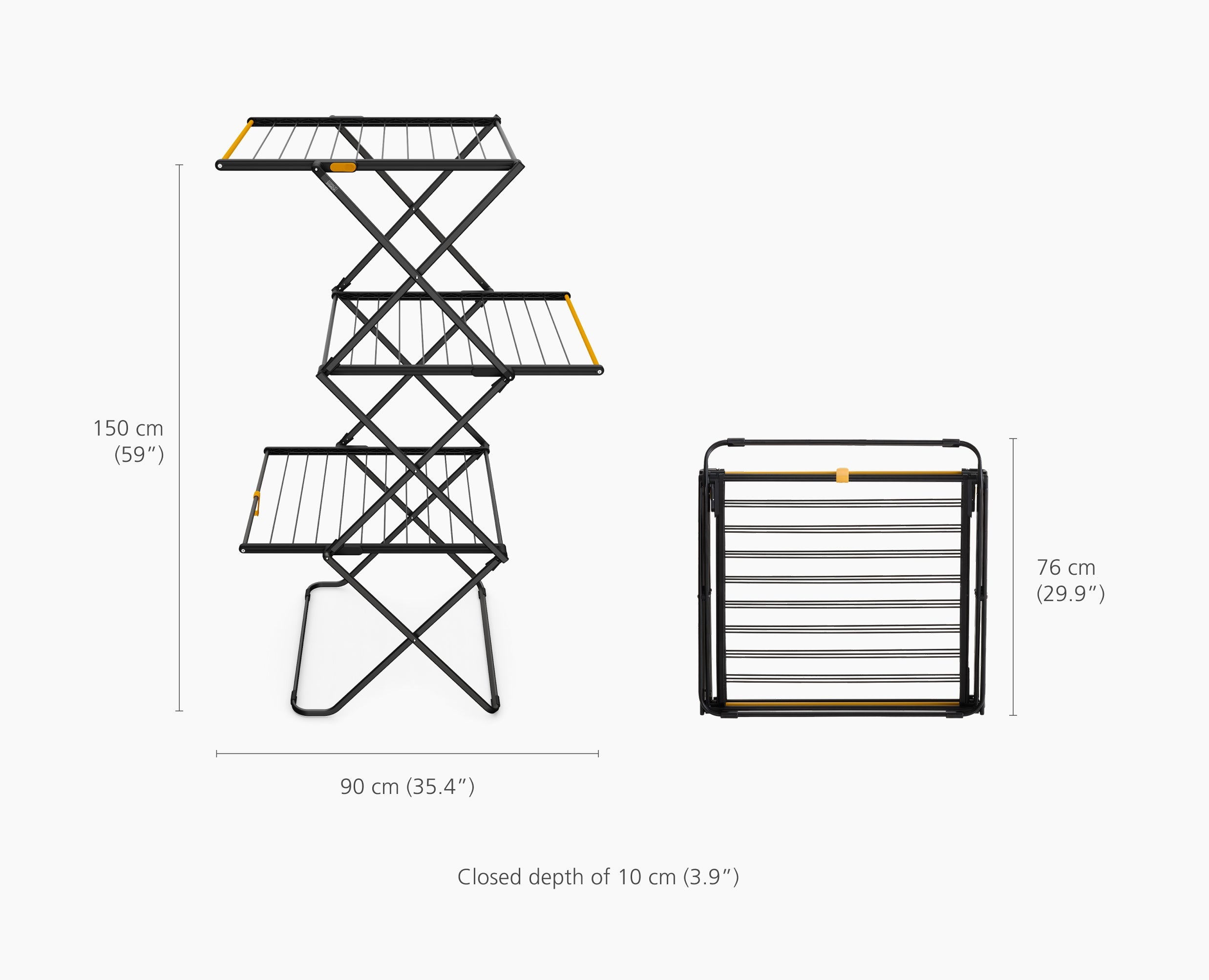 Large, Foldable Garment Drying Rack | Joseph Joseph US