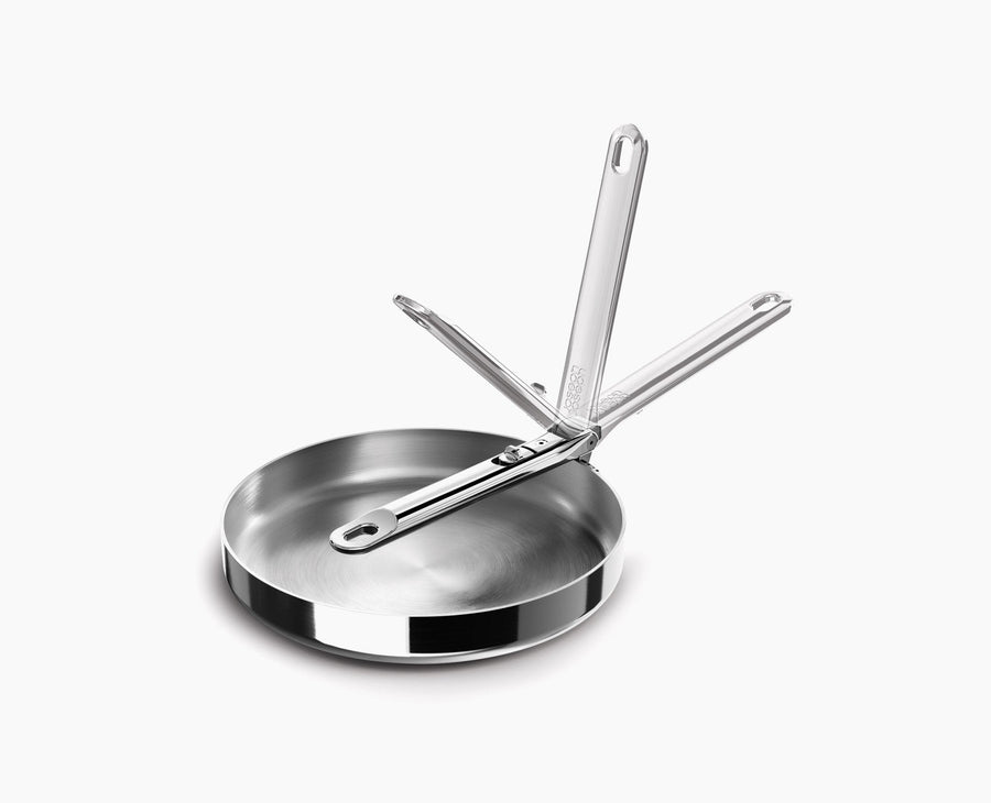 Space Steel Folding Handle 24cm Frying Pan