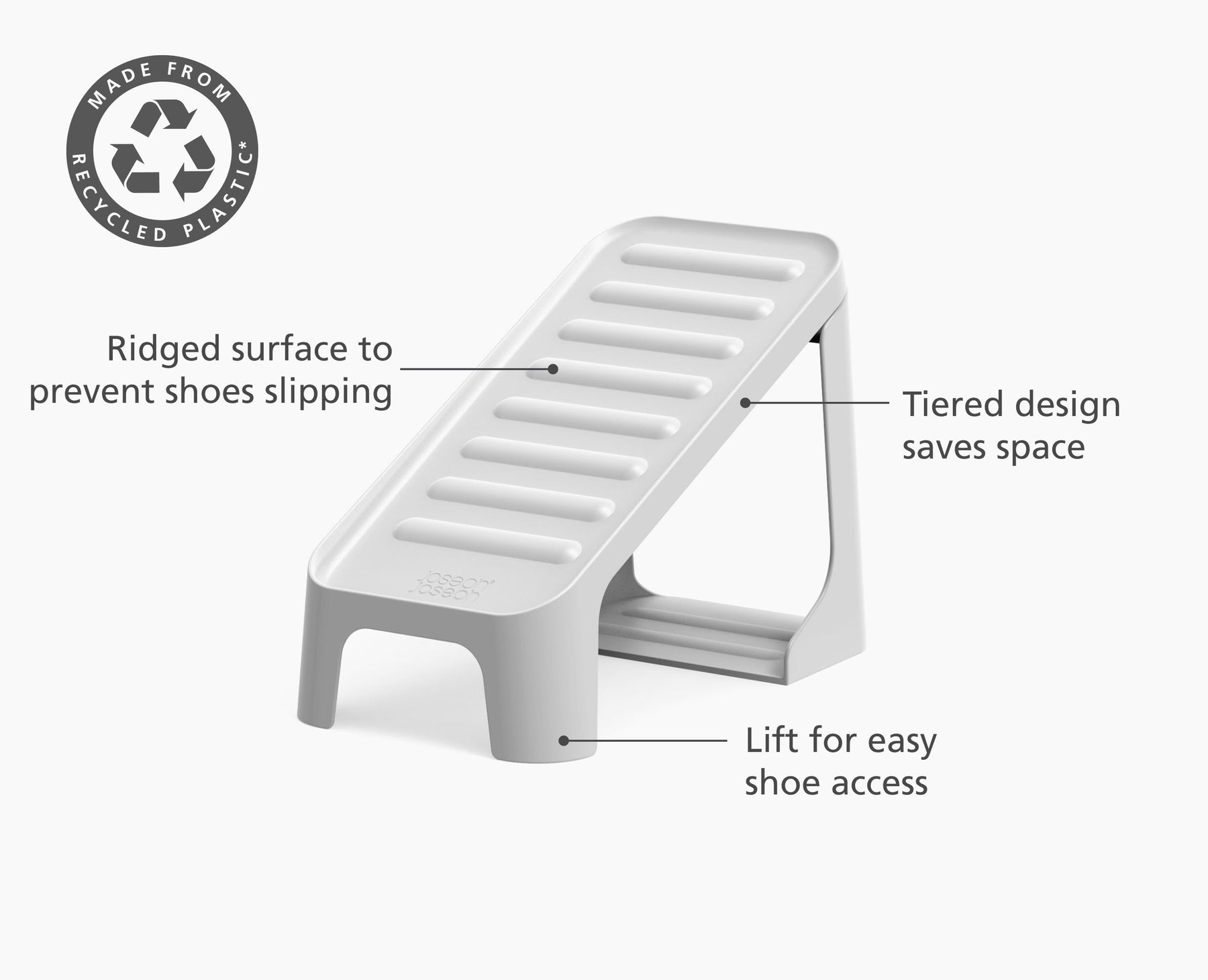 Shoe-in™ Compact 2-piece Ecru Shoe Caddy - 55015 - Image 4