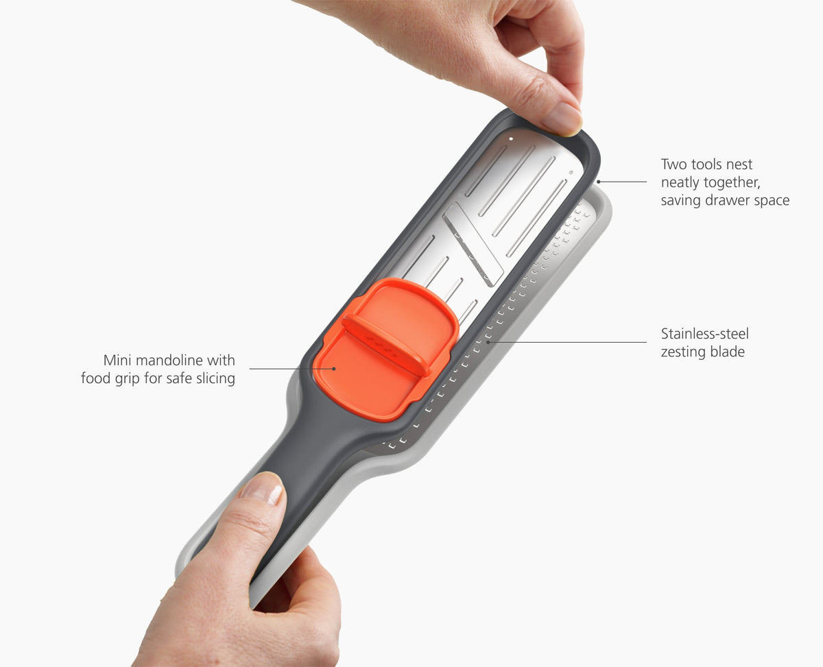 Nest™ Slice &amp; Zest 2-in-1 Grater and Mandoline Set