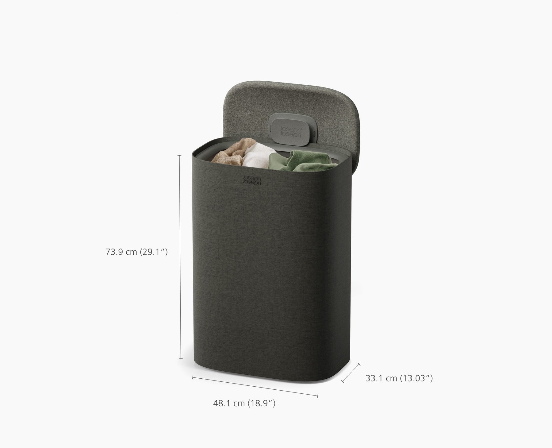 Tota 2 One 60L Forest Gray Laundry Basket
